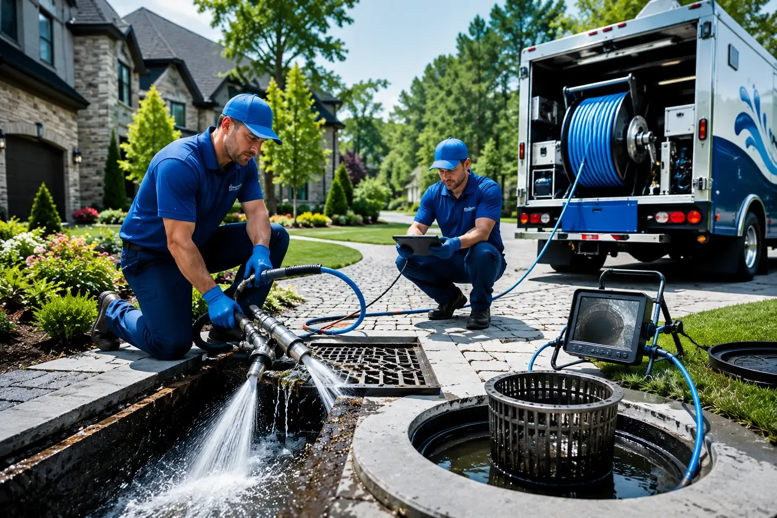 Local outdoor drain cleaning professionals in Huntingburg, IN