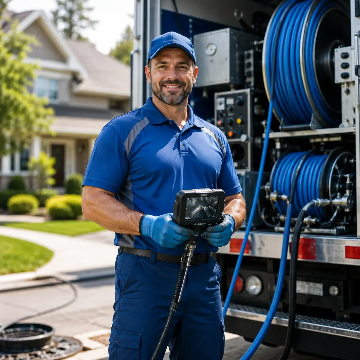 Local outdoor drain cleaning specialists in Huntingburg, IN